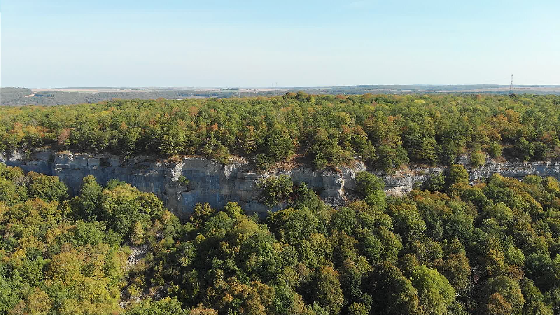 La falaise de Hauteroche